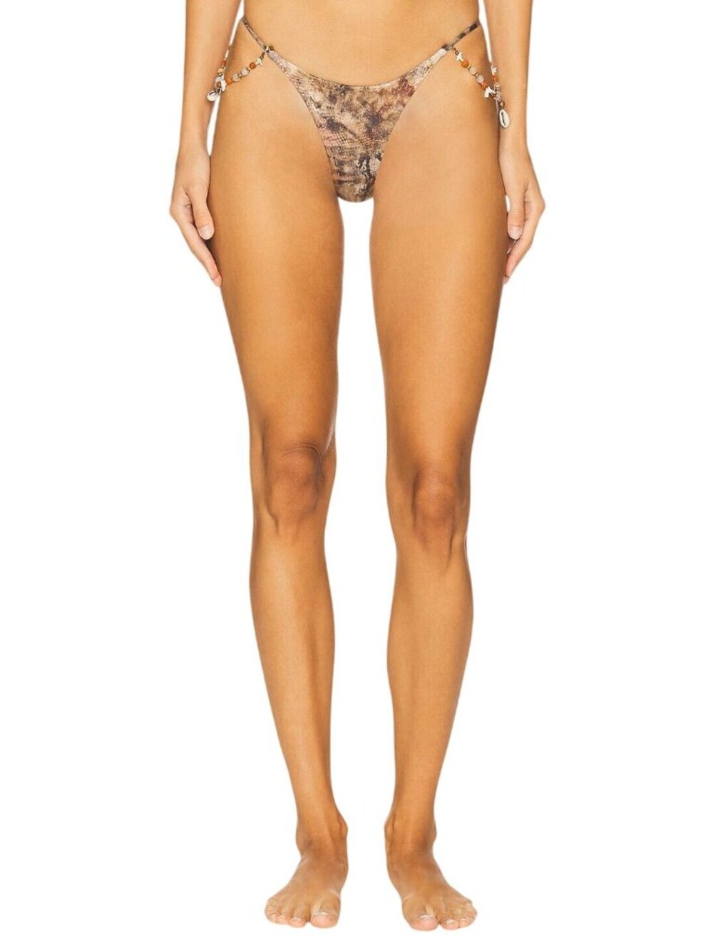 Jaded London Micro Ruched Bikini Bottoms in Rose US 0/ UK 4 Womens Swimsuit